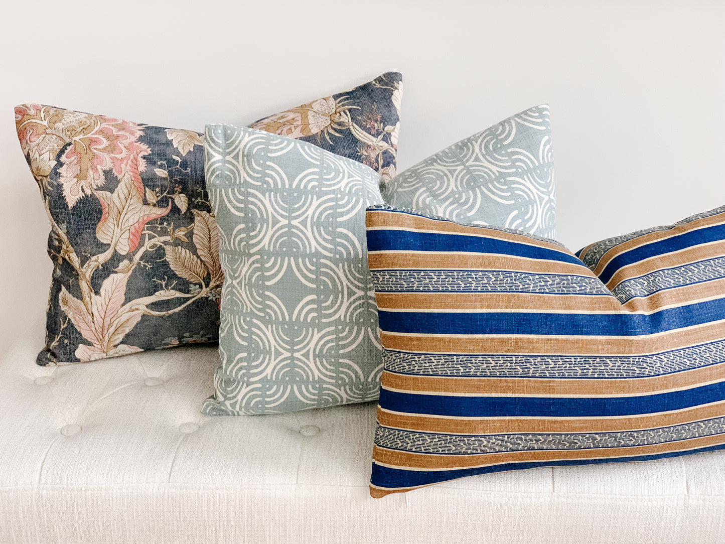 Kashi Pillow- Spa Blue