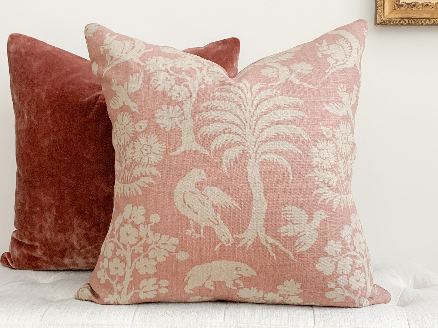 Luxe Blush Velvet Pillow Cover