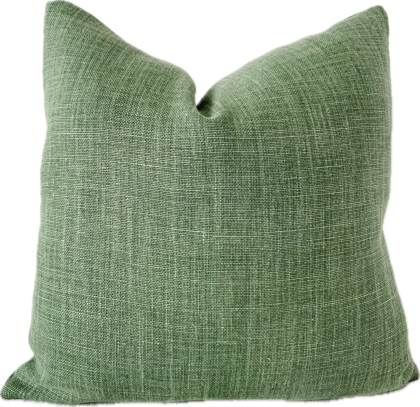 Linen Pillow - Kelly Green