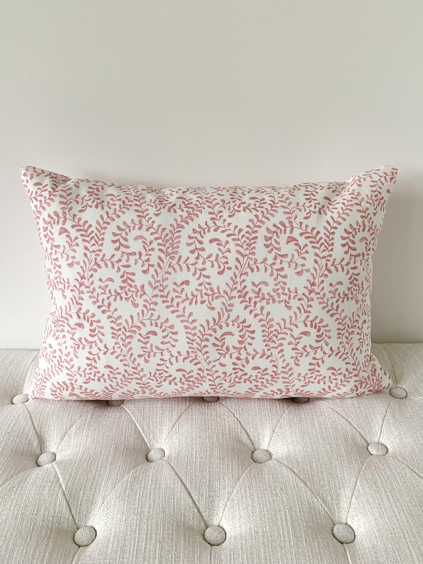 Vine Pillow - Pink