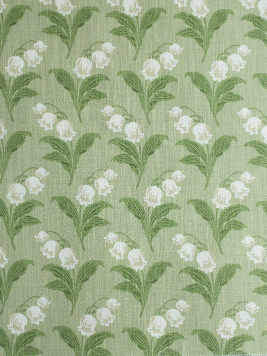 Lily of the Valley Pillow Cover - Green and White