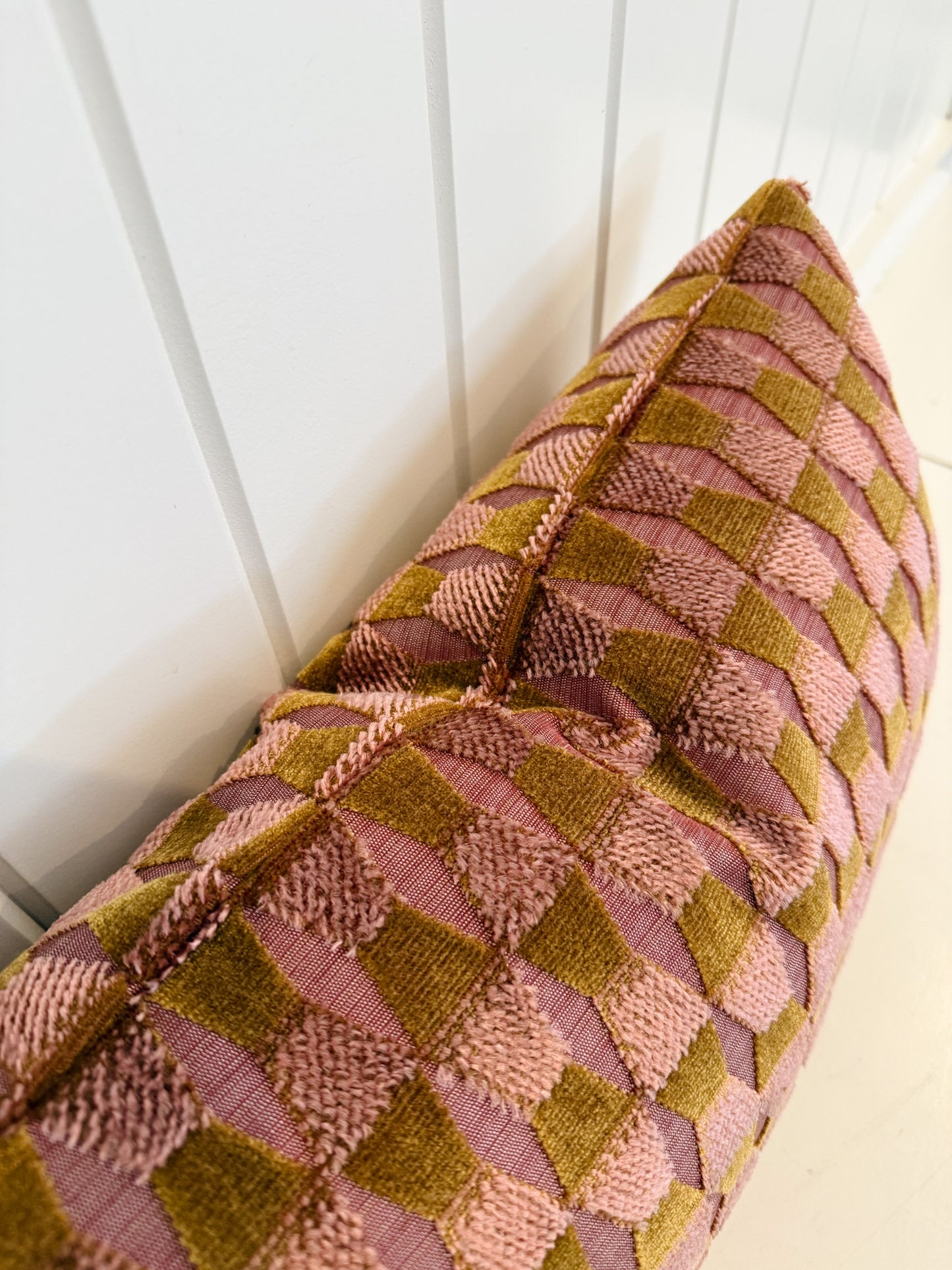 Fortunato Pillow - Rose and Green