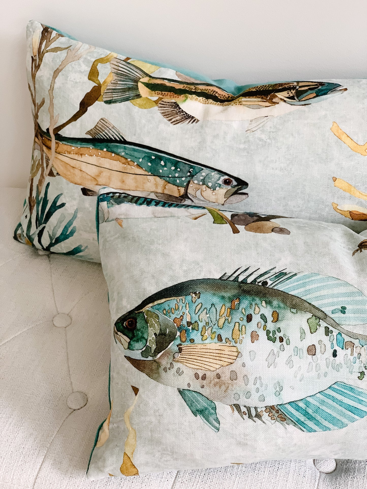 Gone Fishing Pillow Cover