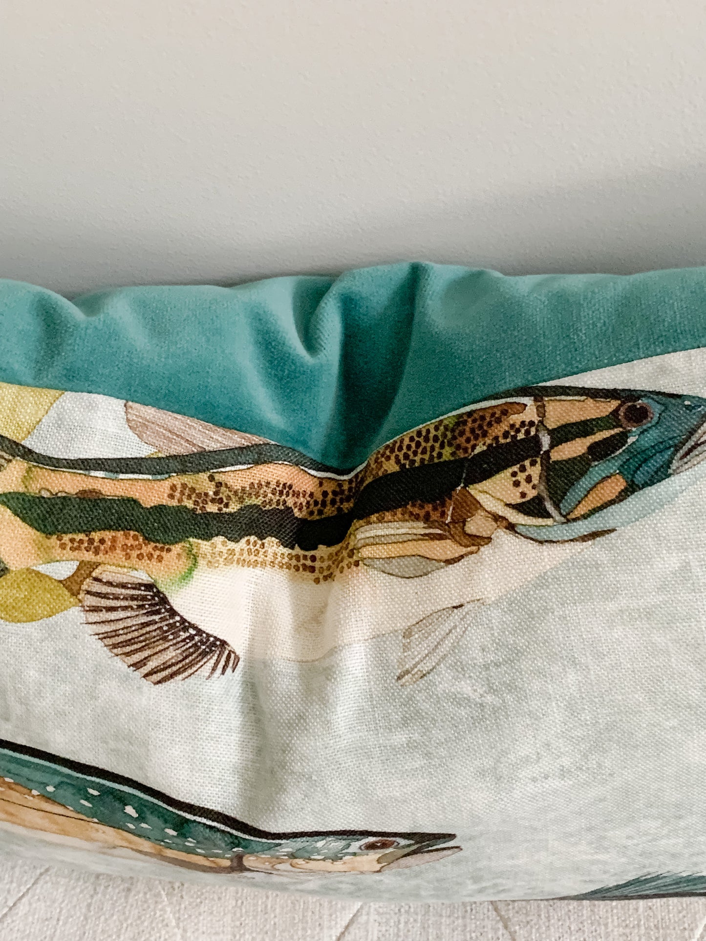 Gone Fishing Pillow Cover