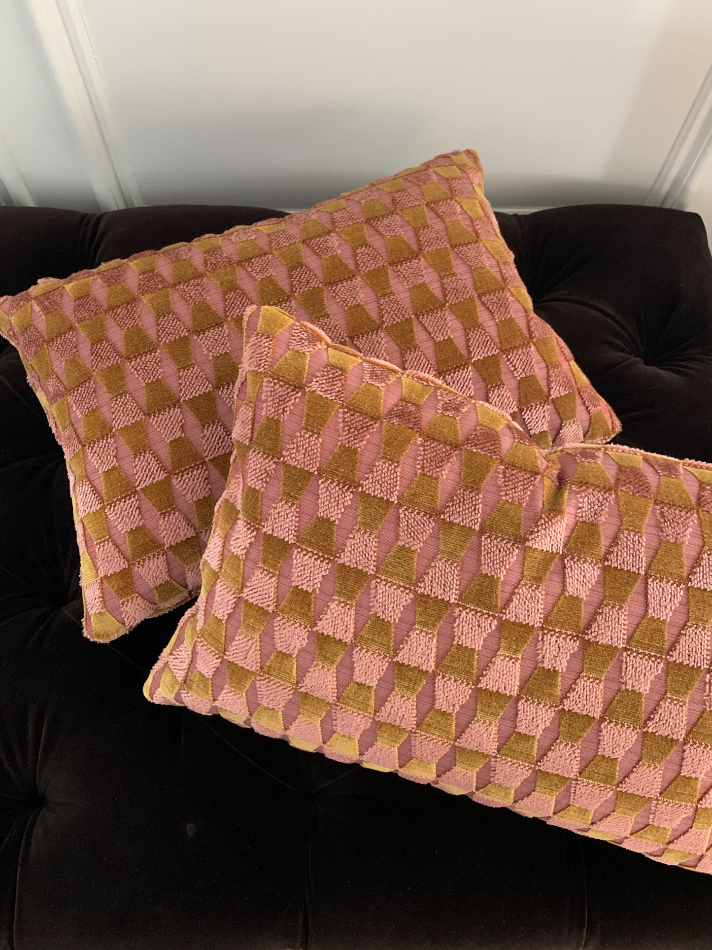 Fortunato Pillow - Rose and Green