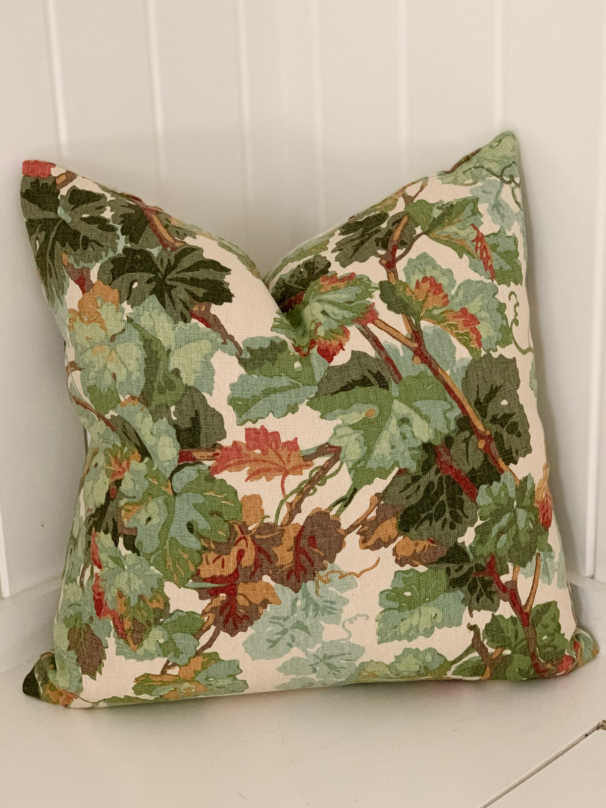 Green Leafy Vine Pillow