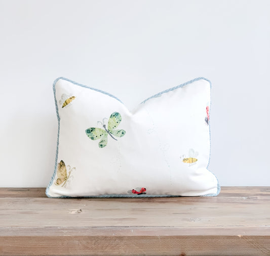 White Linen Lumbar - Coastal or Stone – Concord Pillows